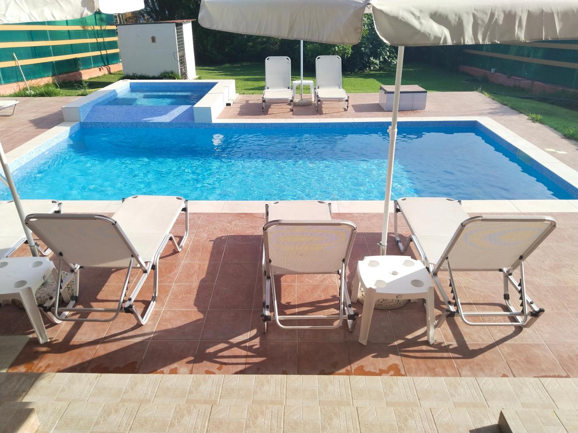 Maria Lemoni Swimming Pool Apartment Nea Skioni Zimmer foto